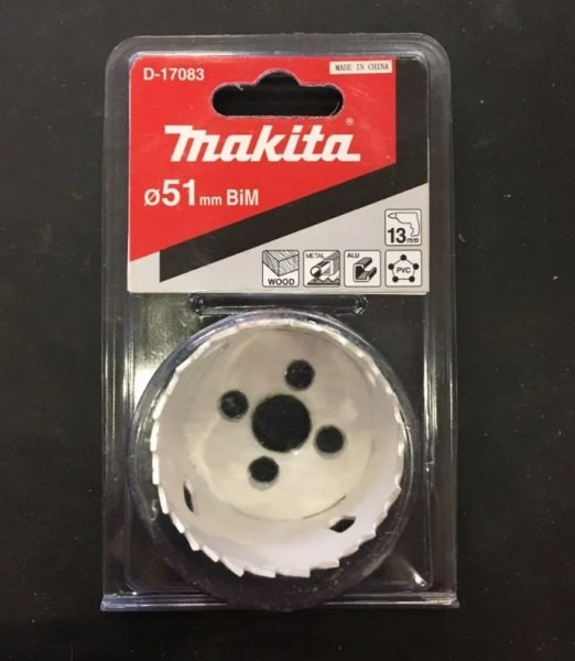 Makita Bi-Metal Delik Açma Testeresi 51 mm (D-17083)