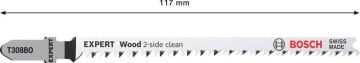 Bosch Dekupaj Testere Bıçağı Expert ExCleanfWood T308BO (3 Adet) - 2608900554