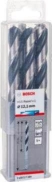 Bosch Metal Matkap Ucu HSS PointTeQ (DIN 338) 12,1 mm (5 Adet) - 2608577289