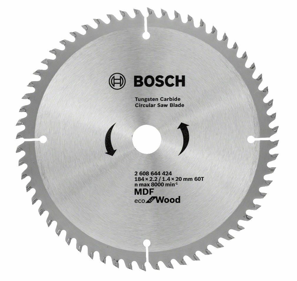 Bosch Daire Testere Bıçağı Eco For Wood 184x20 mm 60 Diş - 2608644424