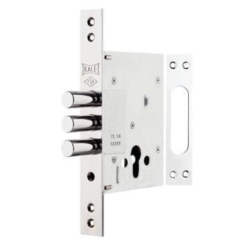 Kale Kilit Çelik Kapı Emniyet Kilidi Plus Krom Karşılıksız Kutusuz 60 Mm (68 Mm Silindirli)