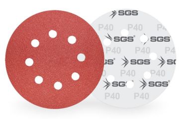 SGS 440 Cırtlı Zımpara Ao 115Mm 40Kum Delikli