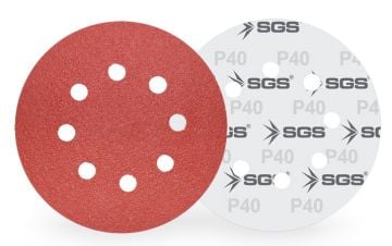 SGS 441 Cırtlı Zımpara Ao 115Mm 60Kum Delikli