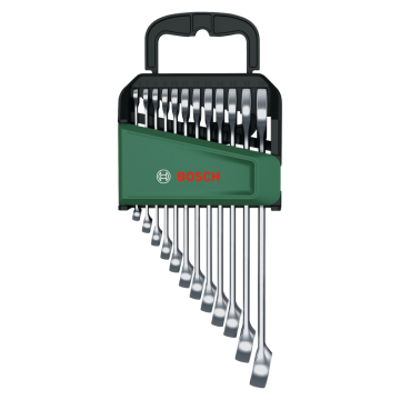 Bosch Açık Uçlu Kombine Anahtar Seti 12 Parça - 1600A02Z9D
