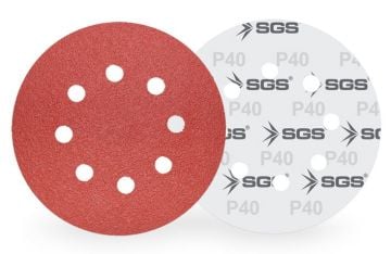 SGS 442 Cırtlı Zımpara Ao 115Mm 80Kum Delikli