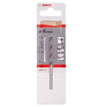 Bosch Ahşap Matkap Ucu Silindir Şaft 4,0x70 mm - 2608596301