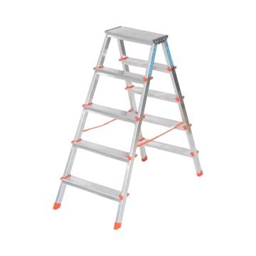 Saraylı Alüminyum Çift Taraflı Merdiven 5+5 Basamaklı