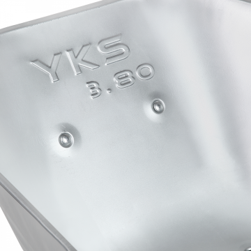 YKS Demonte El Arabası G3.80 Galvaniz Şişme Plastik Jantlı (3,50x7)