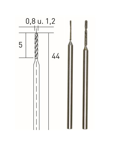 Proxxon Elmas Uç 0,8 - 1,2 mm (2 Parça) (28255)