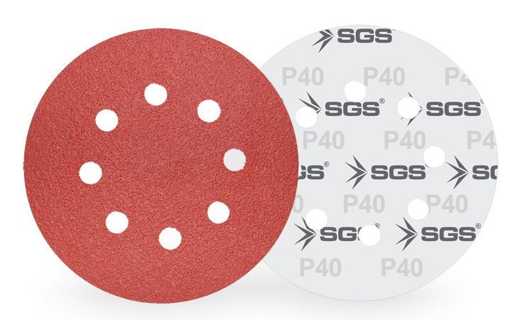 SGS 446 Cırtlı Zımpara Ao 225 Mm 220 Kum 8+1 Delikli