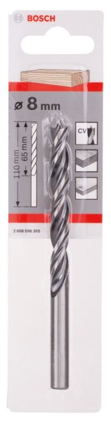 Bosch Ahşap Matkap Ucu Silindir Şaft 8,0x110 mm - 2608596305