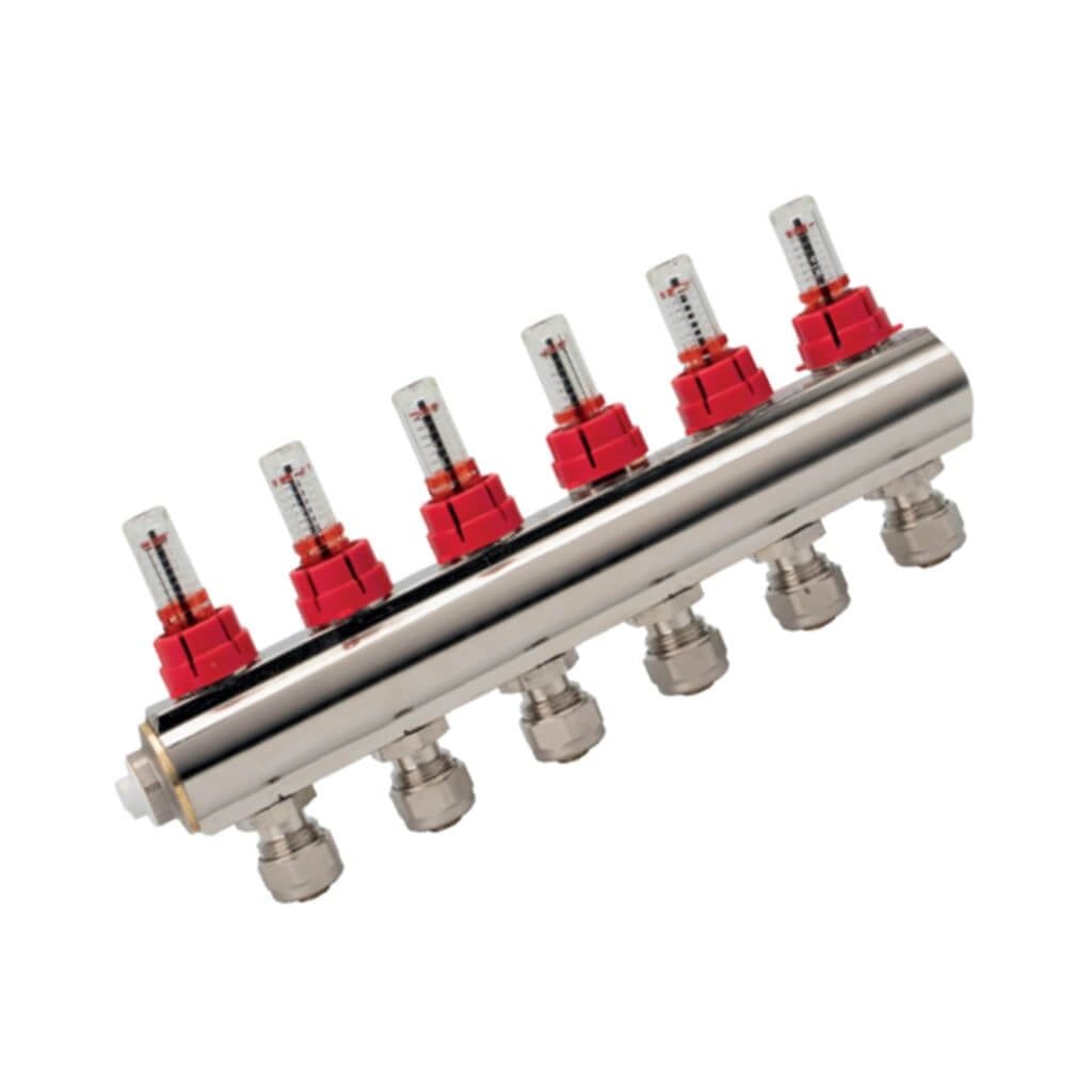 KAS Kollektör Debi Ayarlı 1 İnç (8 Delikli)