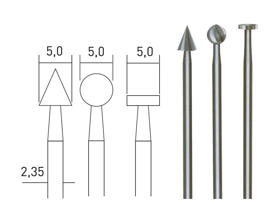 Proxxon Freze Ucu (3 Parça) (28720)