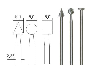 Proxxon Freze Ucu (3 Parça) (28720)
