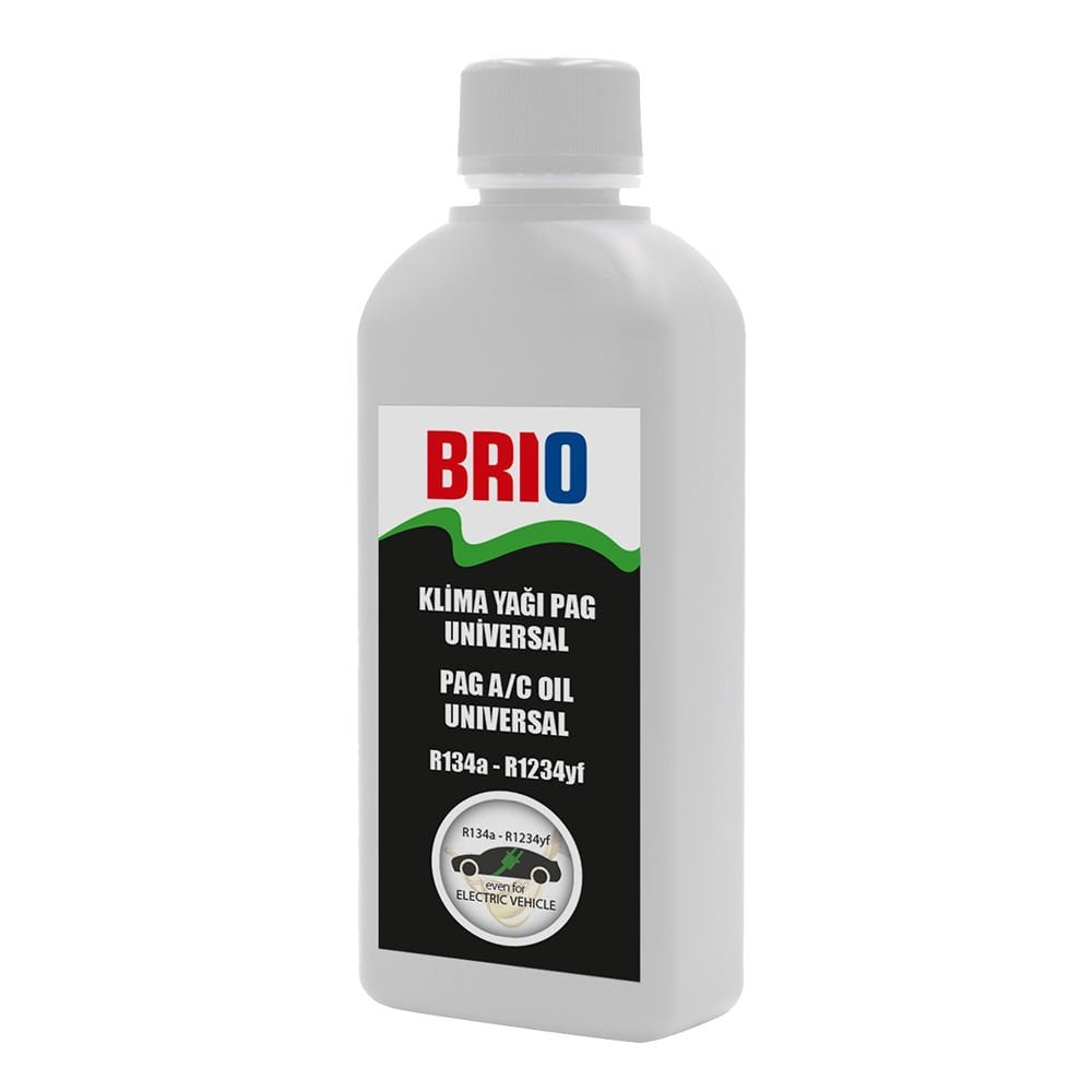 Brio KLİMA YAĞI PAG UNİVERSAL R134A  + 1234YF + EV 250 ML