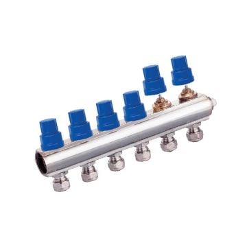 KAS Kollektör Termostatik Salmastralı 1 İnç (3 Delikli)