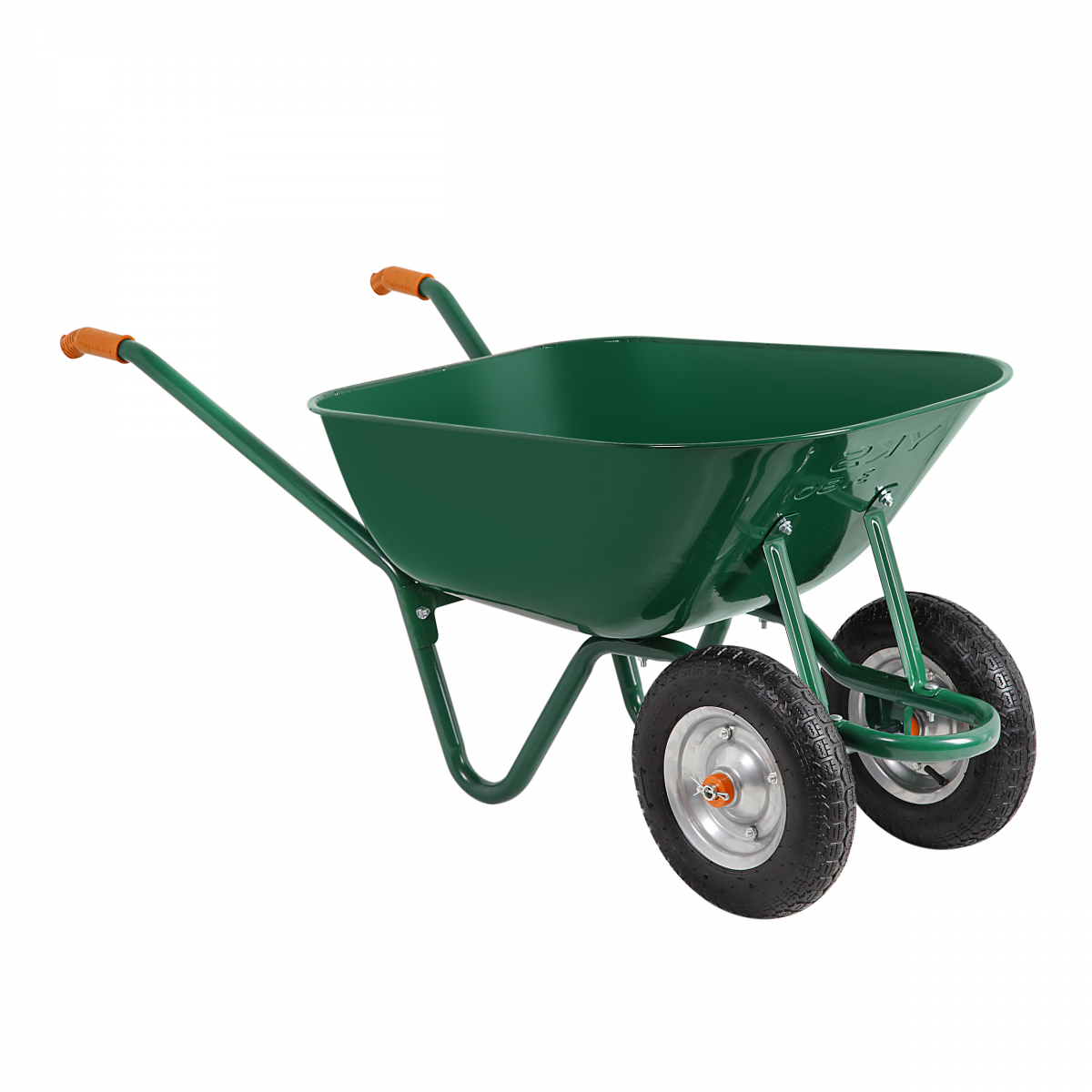 YKS Demonte Çift Tekerlekli El Arabası 3.80 Şişme Rulmanlı (3,50x7)