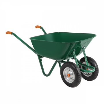 YKS Demonte Çift Tekerlekli El Arabası 3.80 Şişme Rulmanlı (3,50x7)