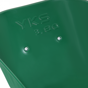 YKS Demonte Çift Tekerlekli El Arabası 3.80 Şişme Rulmanlı (3,50x7)