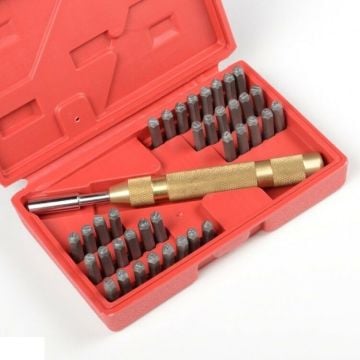 Partner Çelik Harf Ve Rakam Panç Seti 38 Parça - PRT03047