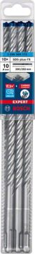 Bosch Kırıcı Delici Uç SDS-Plus-7X Expert 10x265 mm (10 Adet) - 2608900172