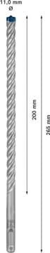 Bosch Kırıcı Delici Uç SDS-Plus-7X Expert 11x265 mm (1 Adet) - 2608900107