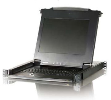 Aten Sürgülü Kasaya Sahip, 17 Lcd Ekran, Türkçe Klavye Ve Touchpad İ Bulunan 8 Port Ps/2-Usb Kvm (Keyboard/Video Monitor/Mouse) Switch