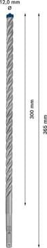 Bosch Kırıcı Delici Uç SDS-Plus-7X Expert 12x365 mm (1 Adet) - 2608900112
