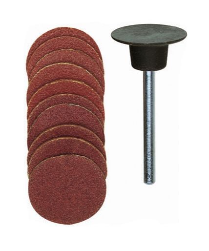 Proxxon Disk Zımpara Ø18 mm Pimli Set (10 Parça) (28982)