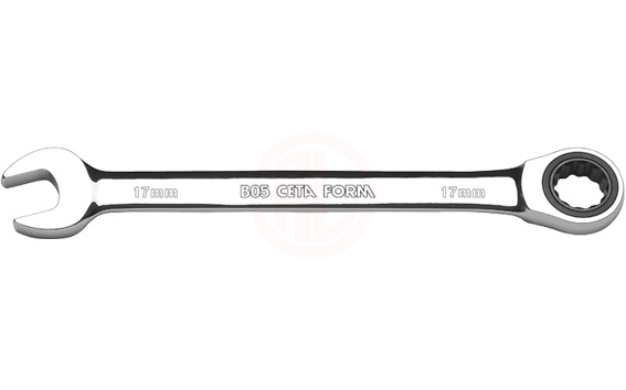 Ceta Form C-Gear Cırcırlı Kombine Anahtar (Düz) 27 Mm