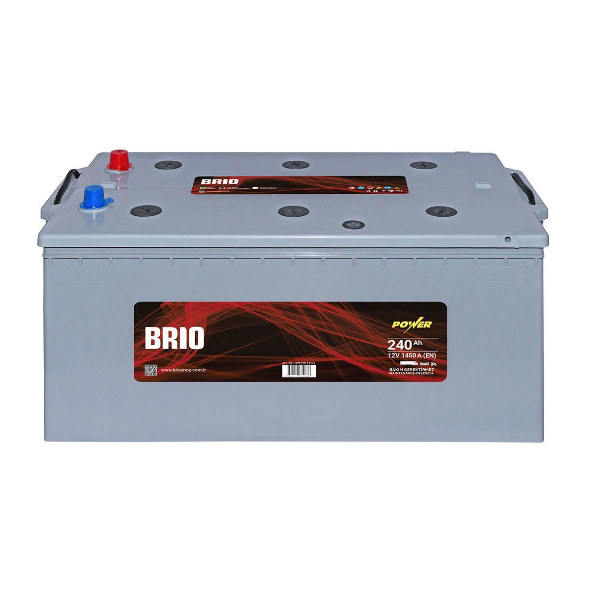 Brio Akü 240 Amper (12 Volt)