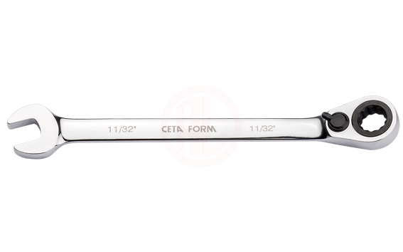 Ceta Form C-Gear Cırcırlı Kombine Anahtar (Mandallı) 1/2 İnç