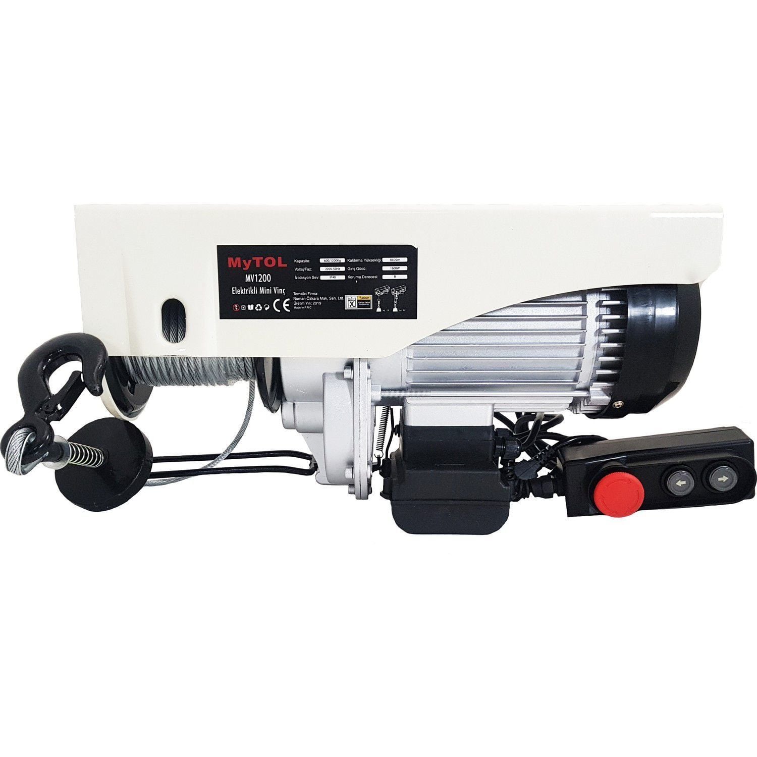 Mytol Elektrikli Vinç 400/800 Kg
