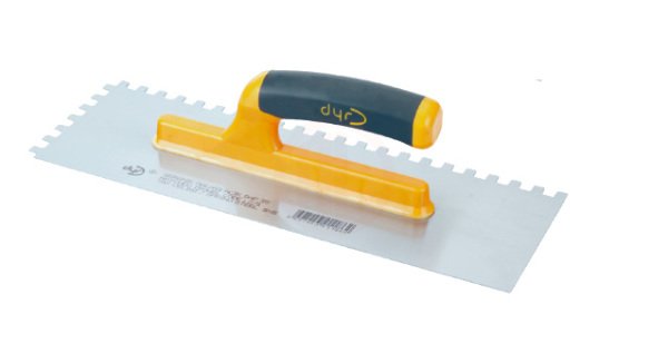 DYR Seramik Malası Açık Plastik Saplı Kare 8x8 Diş 35 Cm