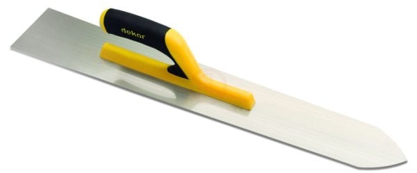 Dekor Hassan Şap Malası Açık Plastik Saplı Yay Çeliği 55 Cm