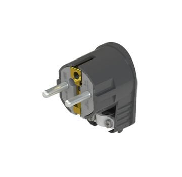 Ne-Ad Aksesuar / Ups Topraklı Fiş (L) Siyah