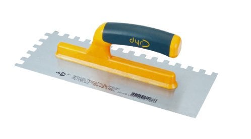 DYR Seramik Malası Açık Plastik Saplı Kare 10x10 Diş 35 Cm