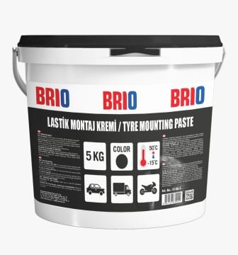 Brio Lastik Montaj Kremi Siyah 5 KG
