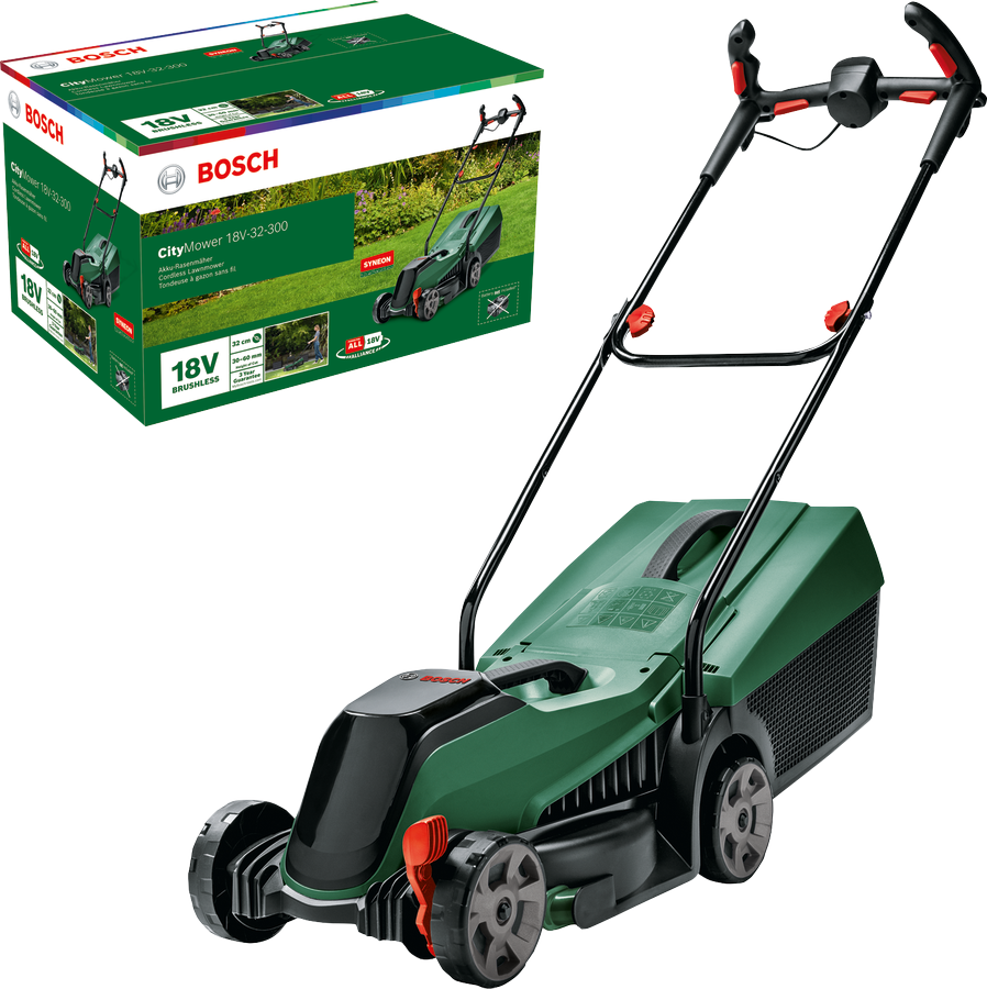 Bosch Akülü Çim Biçme Makinesi CityMower 18V-32-300 (Aküsüz) - 06008B9A08