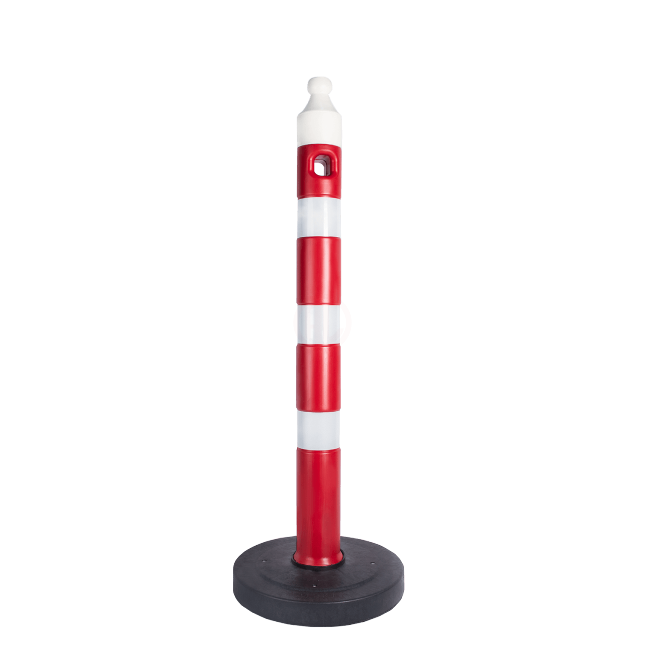 MFK Plastik Mıcır Tabanlı Dikme 100 Cm Kırmızı (Yuvarlak) - MFK4090