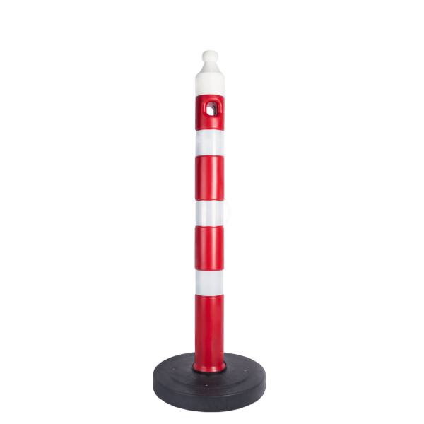 MFK Plastik Mıcır Tabanlı Dikme 100 Cm Kırmızı (Yuvarlak) - MFK4090