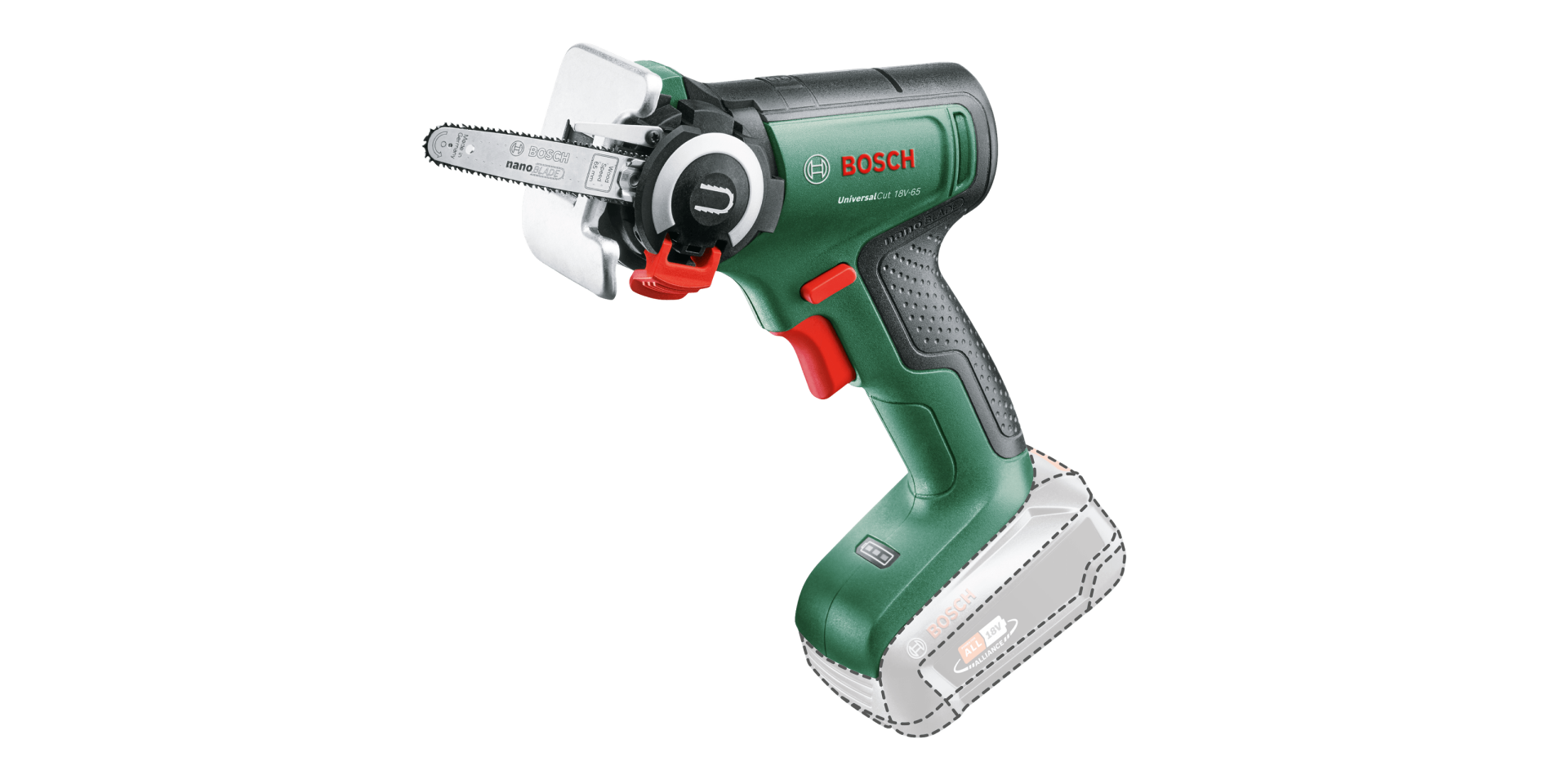 Bosch Akülü NanoBlade Testere Makinesi UniversalCut 18V-65 (Aküsüz) - 06033D5200