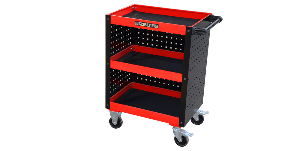 İzeltaş Demonte Mini Servis Arabası Kapalı