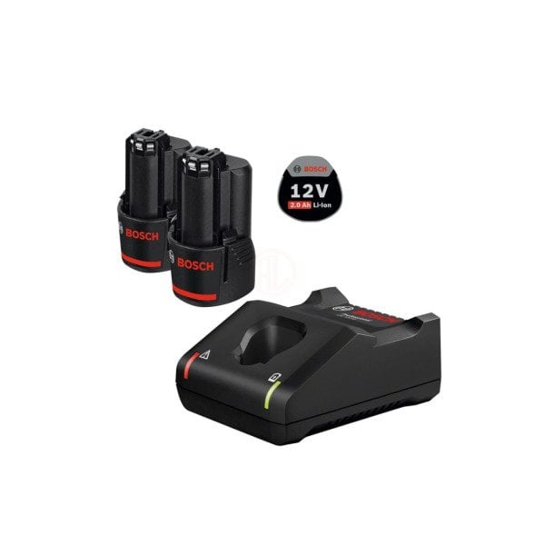 Bosch Akü Şarj Cihazı Set (GAL 12V-40 + 2 x GBA 12V 2,0 Ah) - 1600A019R8