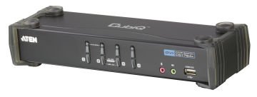 Aten 4 Portlu Usb 2.0 Dvı Kvmp™ Switch + 2 Portlu Usb (2.0) Hub, Masaüstü Tip, Kvm Bağlantı Kablosu Ürün Beraberinde Gelmektedir
