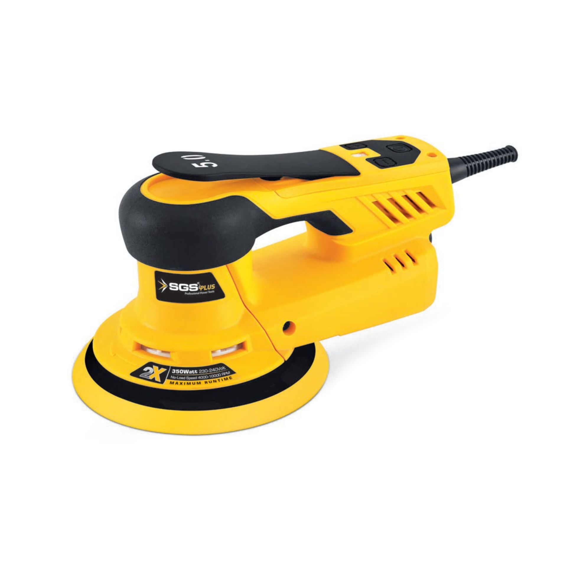 SGS 5253 Zımpara Makinesi Eksantrik 350 Watt (Kömürsüz)
