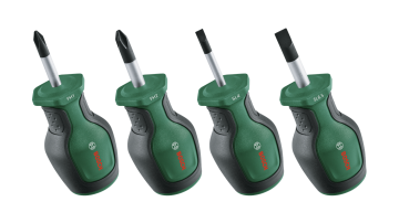 Bosch Kısa Tornavida Seti 4 Parça - 1600A032UJ