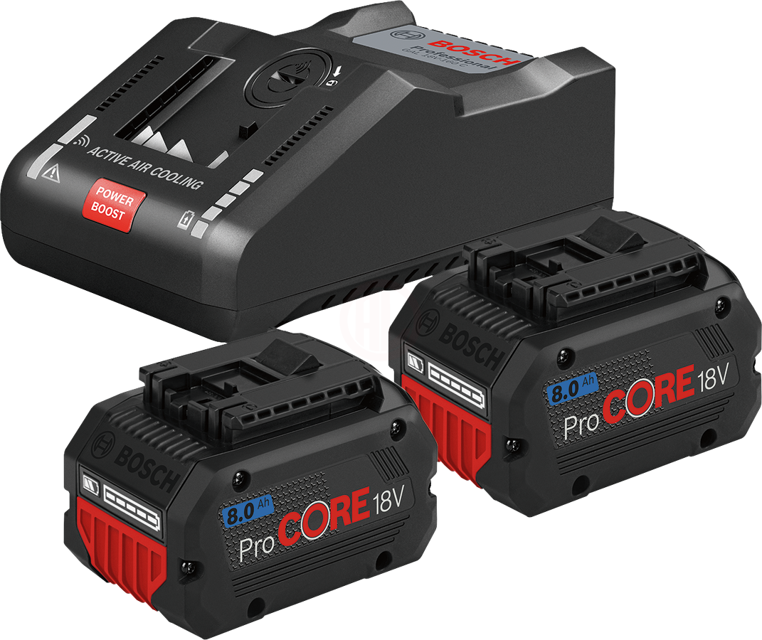 Bosch Akü Şarj Cihazı Set (GAL 18V-160 C + 2 x ProCORE 18V 8,0 Ah) - 1600A016GP