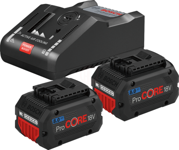 Bosch Akü Şarj Cihazı Set (GAL 18V-160 C + 2 x ProCORE 18V 8,0 Ah) - 1600A016GP