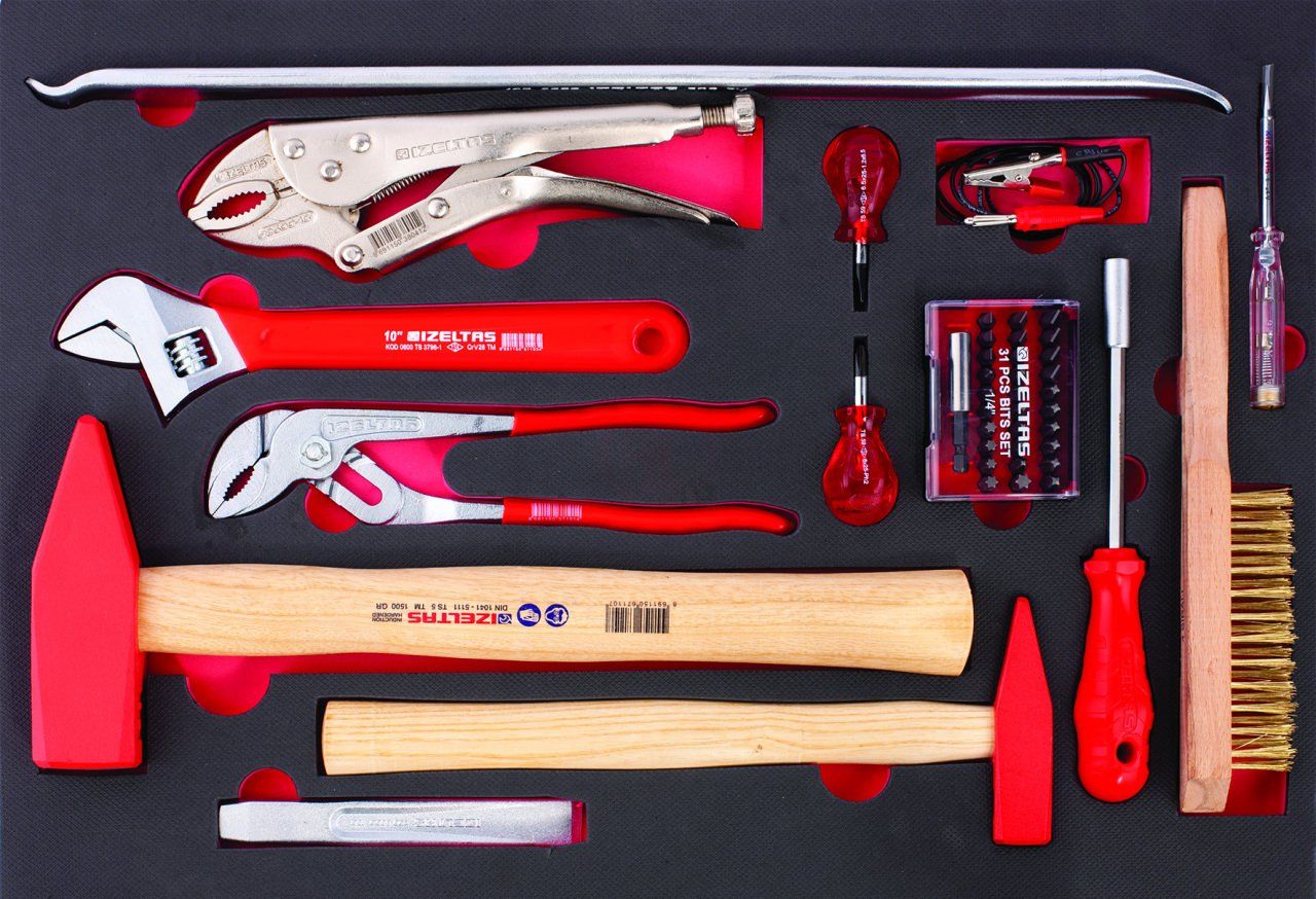 İzeltaş Premium Serisi Dolap 5. Çekmece İçi 43 Parça